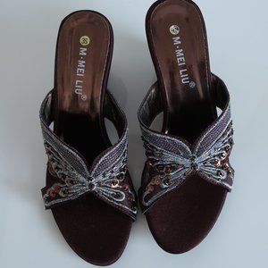 Y2K Butterfly Wedges Size - Great Condition